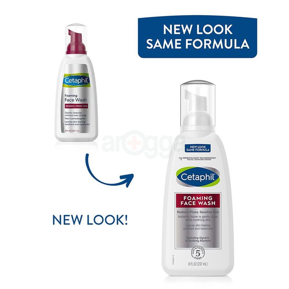Cetaphil Foaming Face Wash for Redness-Prone Sensitive Skin  