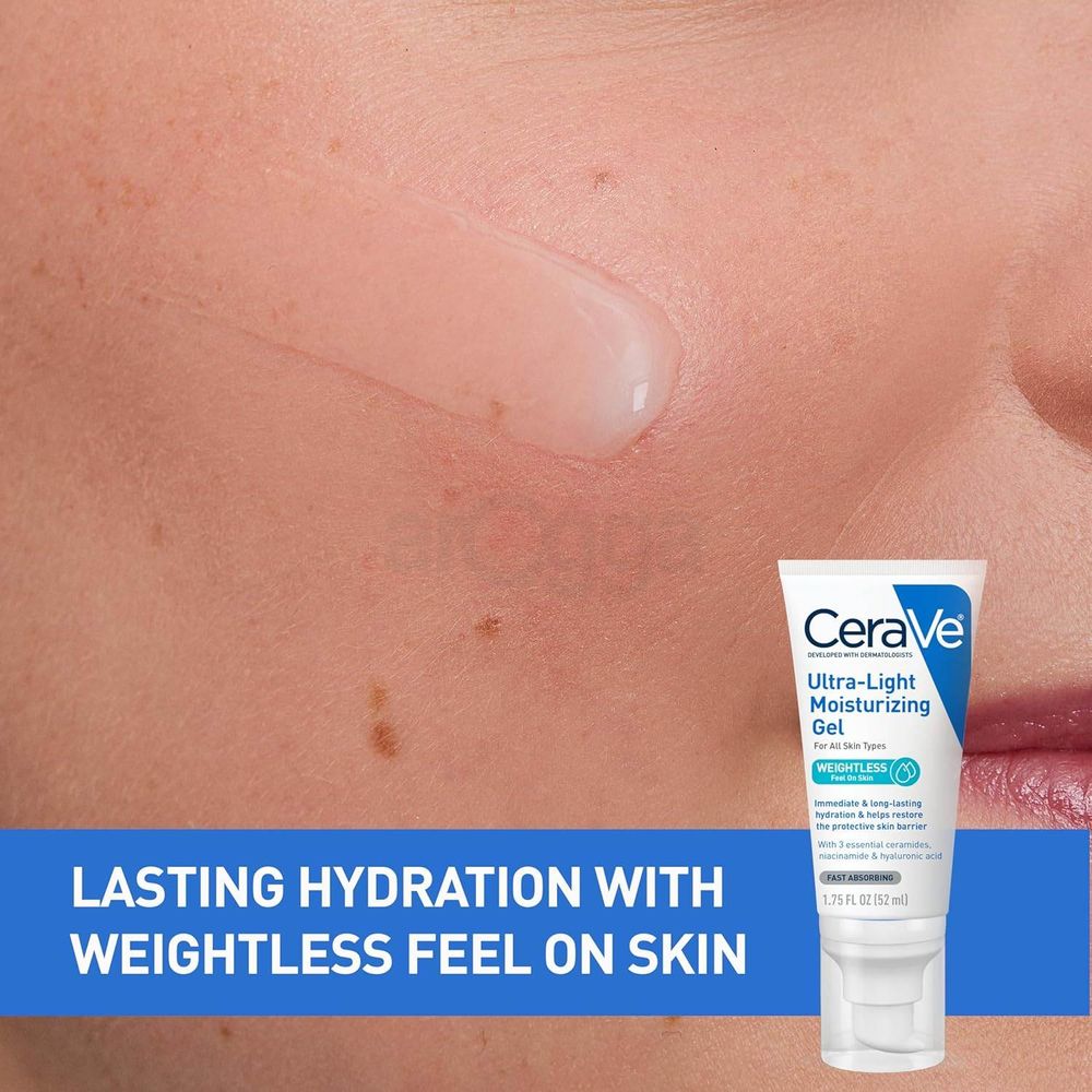 Cerave Ultra Light Weightless Moisturizing Gel for All Skin Types  