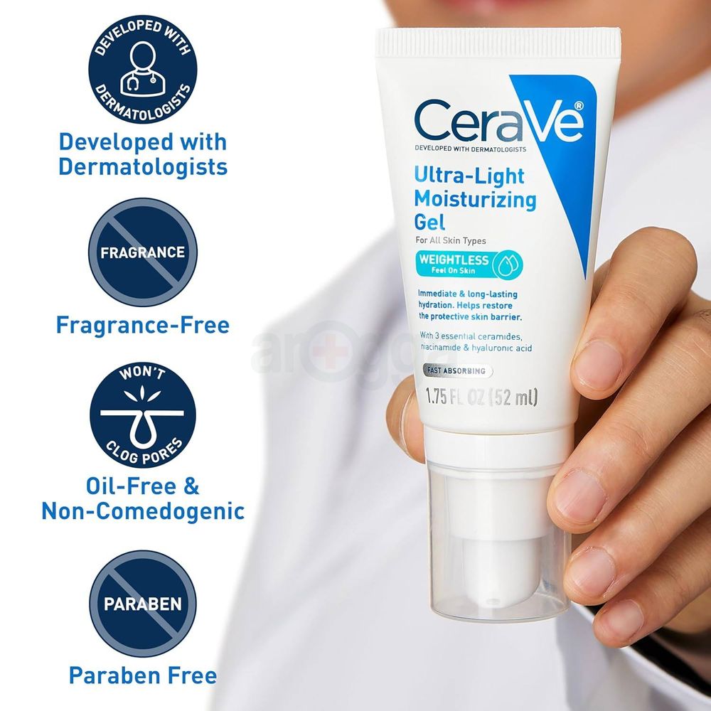 Cerave Ultra Light Weightless Moisturizing Gel for All Skin Types  