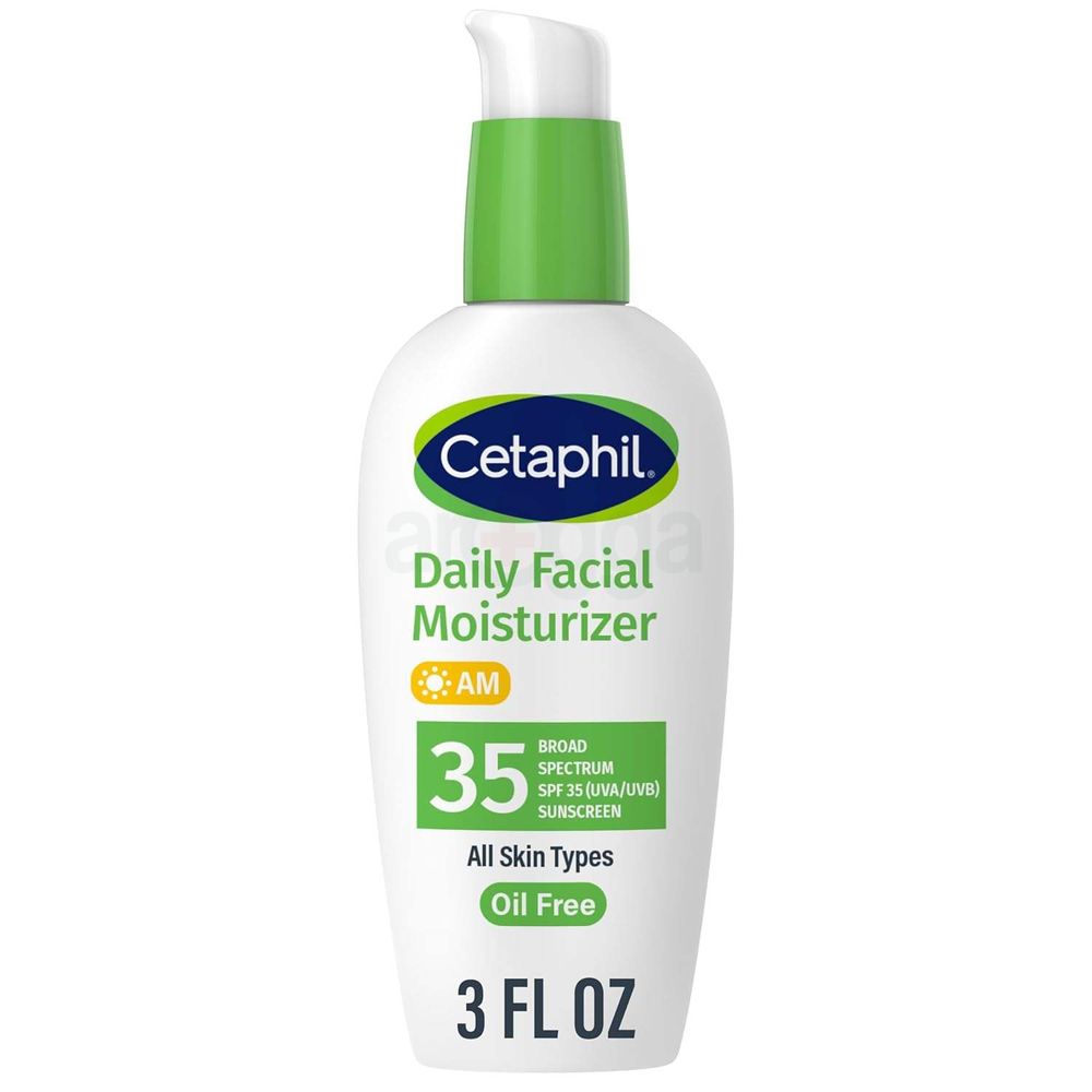 Cetaphil Daily AM Facial Moisturizer SPF 35 with Antioxidants, Vitamin B5 for All Skin Types  