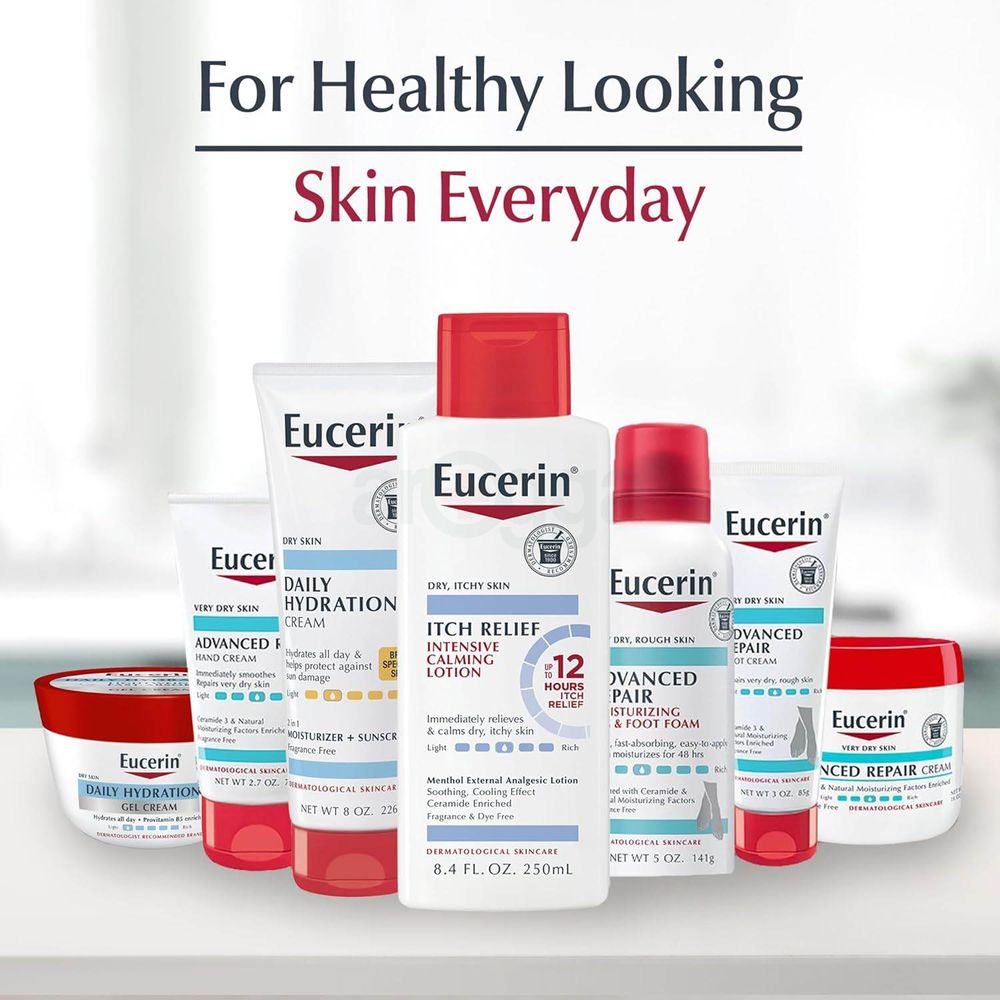 Eucerin Skin Calming Itch Soothing Cream for Dry, Itchy Skin  