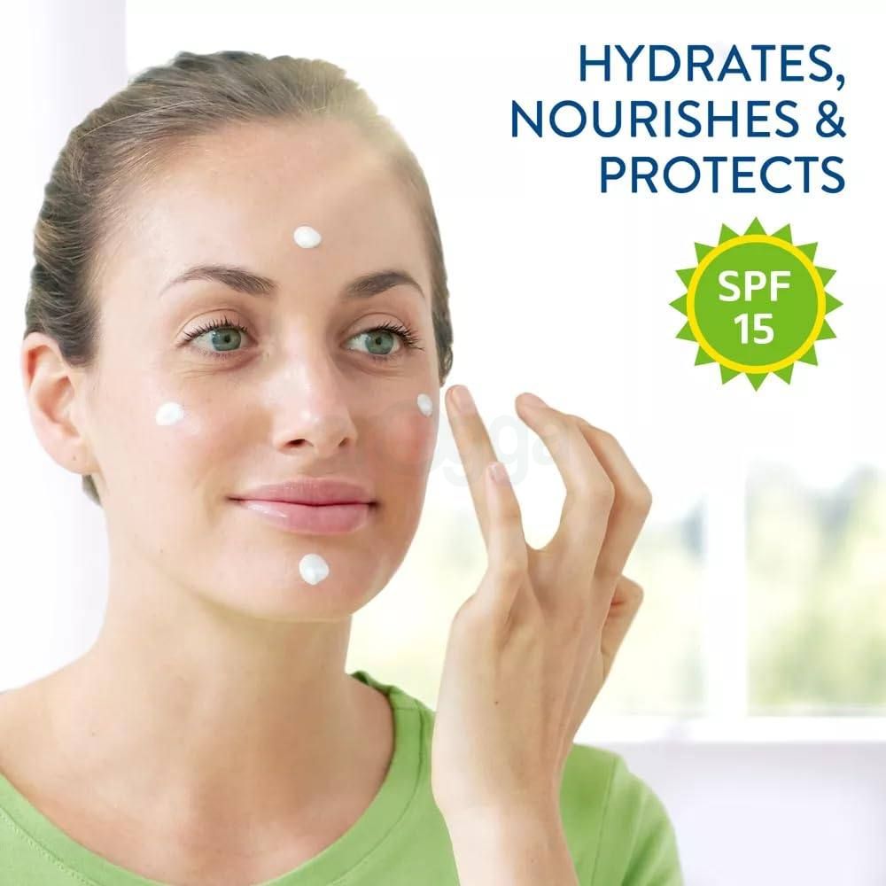 Cetaphil Daily Facial Moisturizer Sunscreen with SPF 15 for Dry to Normal, Sensitive Skin  