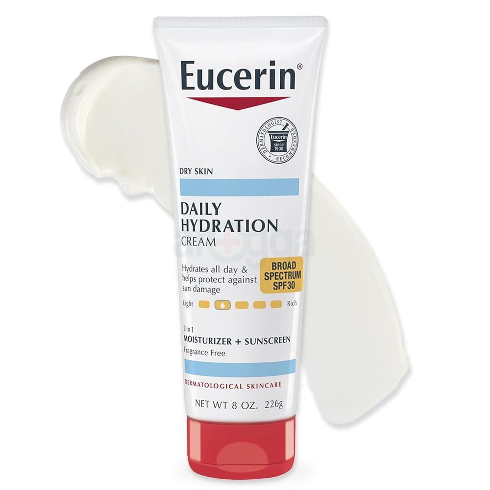Eucerin 2 in 1 Daily Hydration Cream and Sunscreen for Dry Skin  