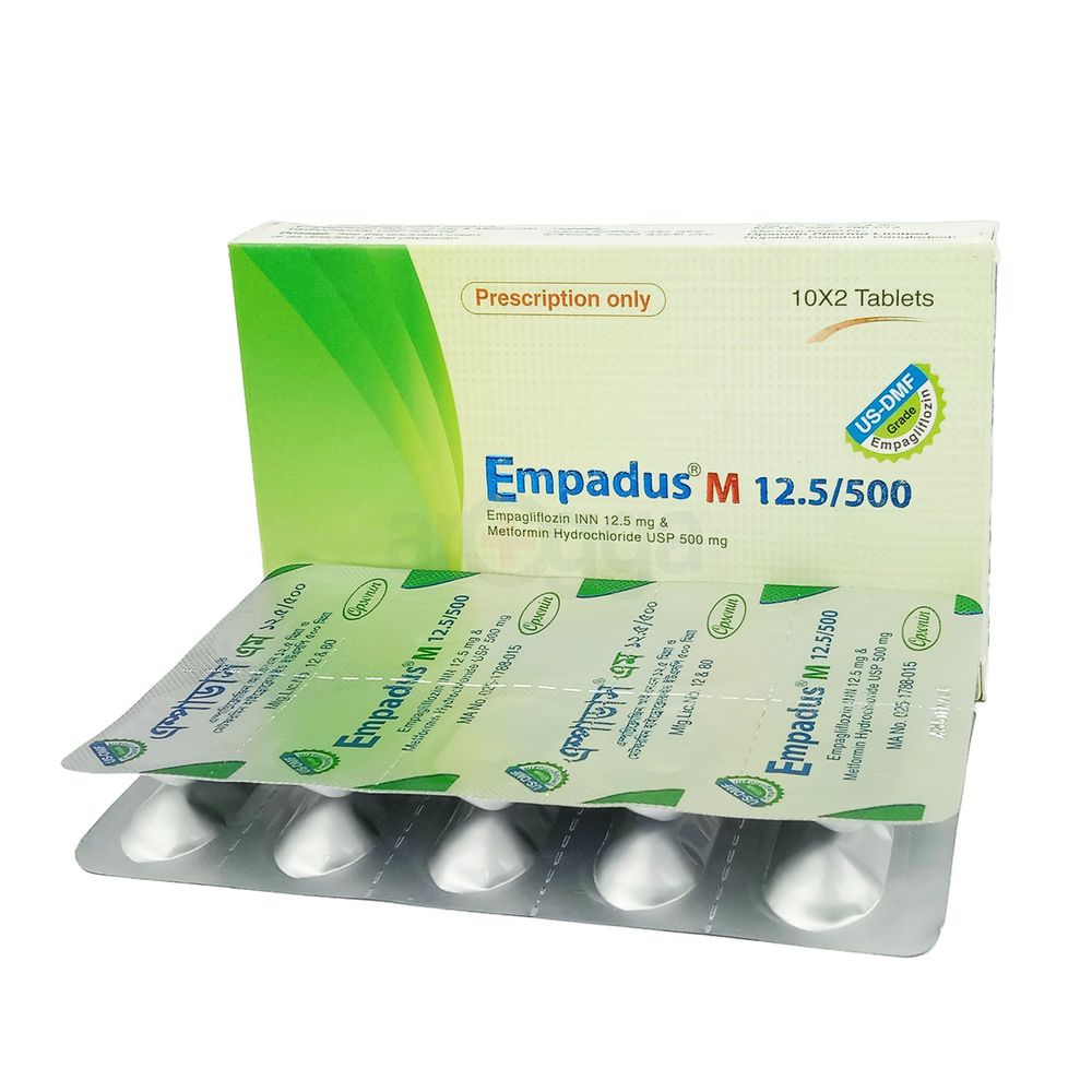Empadus M 12.5/500 12.5mg/500mg tablet