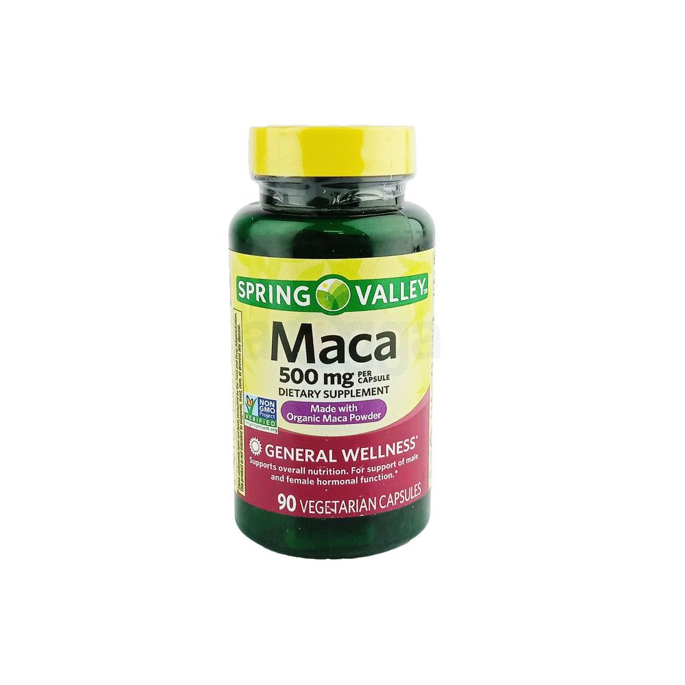 Spring Valley Maca General Wellness 500mg 90 Capsules  