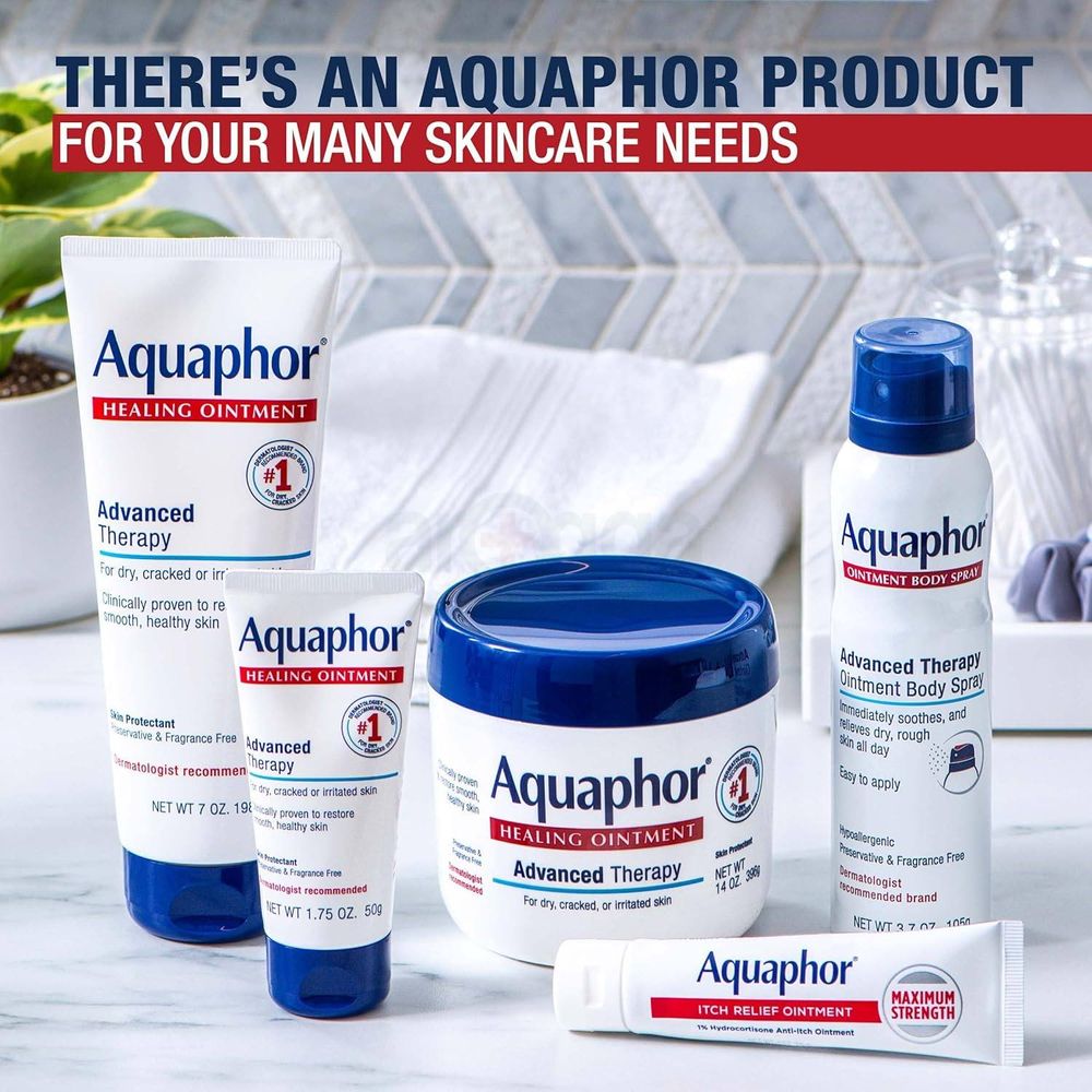 Aquaphor Advanced Therapy  Healing Ointment for Dry, Cracked and Irritated Skin  
