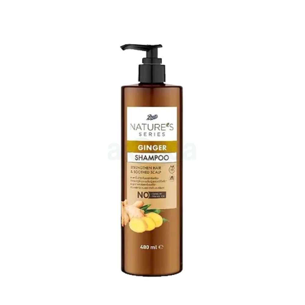 Boots Nature's Series Ginger Shampoo Strengthen Hair & Soothed Scalp  