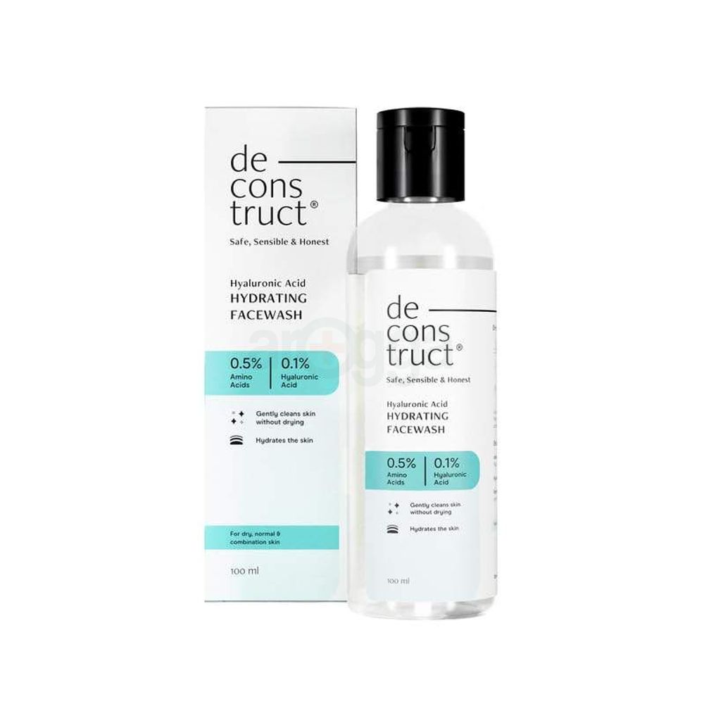 Deconstruct Hyaluronic Acid Hydrating Face Wash with 0.5% Amino Acid & 0.1% Hyaluronic Acid  