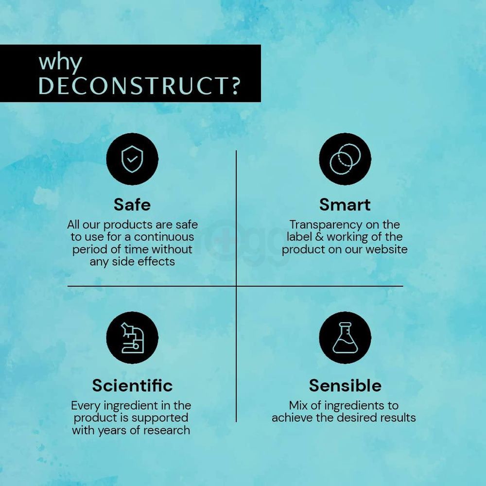 Deconstruct Hyaluronic Acid Hydrating Face Wash with 0.5% Amino Acid & 0.1% Hyaluronic Acid  