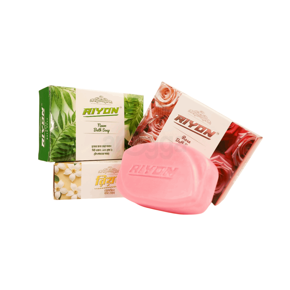 Riyon Beauty Soap Combo Set (Rose, Jasmine and Neem Flavor)  