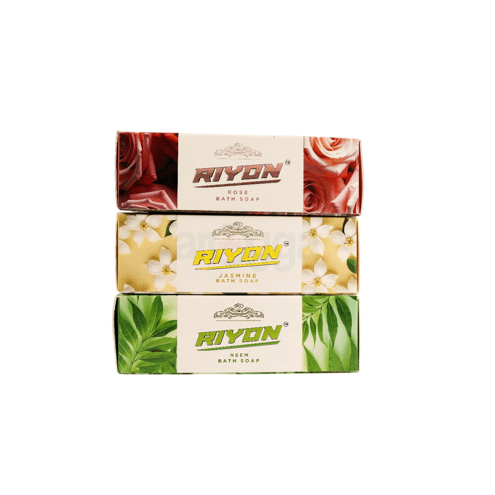 Riyon Beauty Soap Combo Set (Rose, Jasmine and Neem Flavor)  