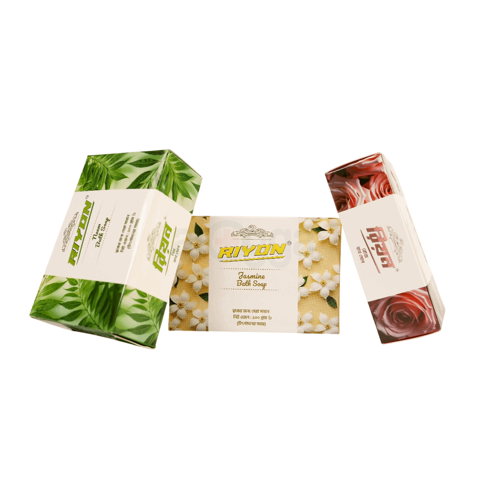 Riyon Beauty Soap Combo Set (Rose, Jasmine and Neem Flavor)  