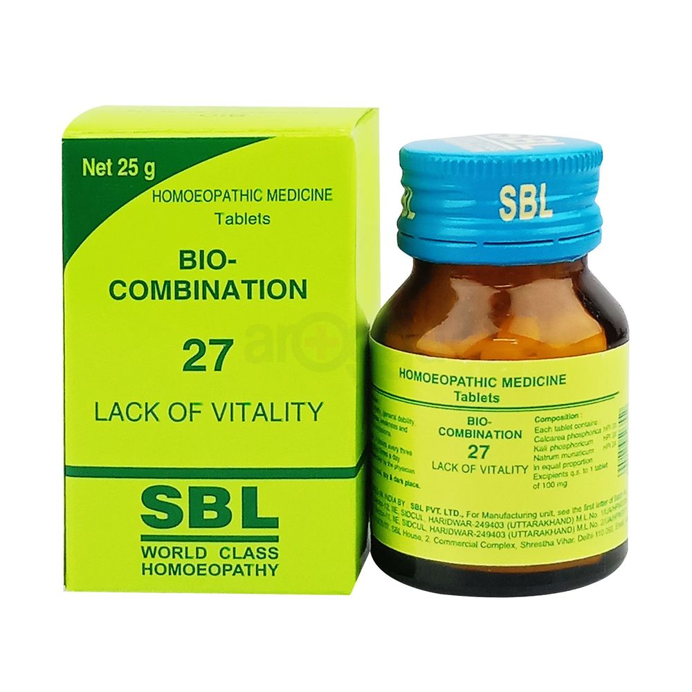 SBL Bio-Combination 27 Lack Of Vitality 25gm  