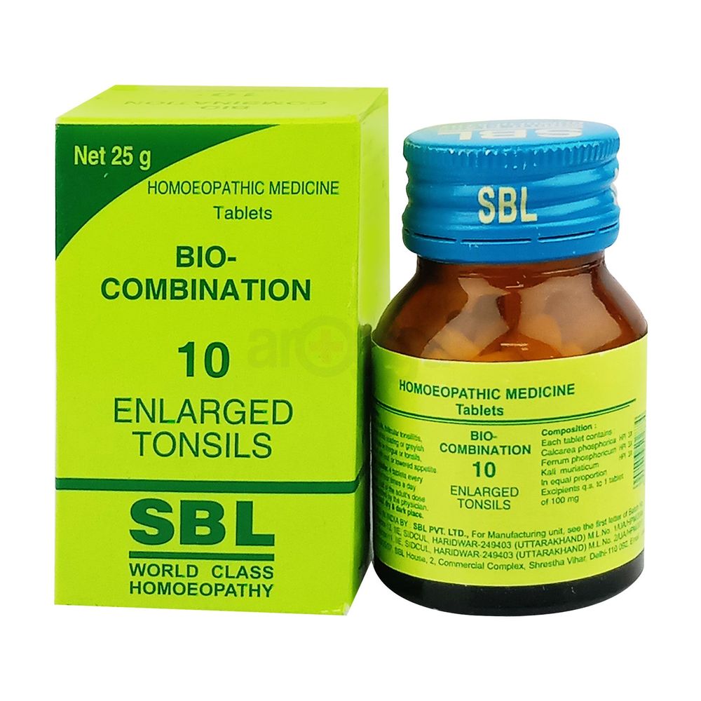 SBL Bio-Combination 10 Enlarged Tonsils 25gm  