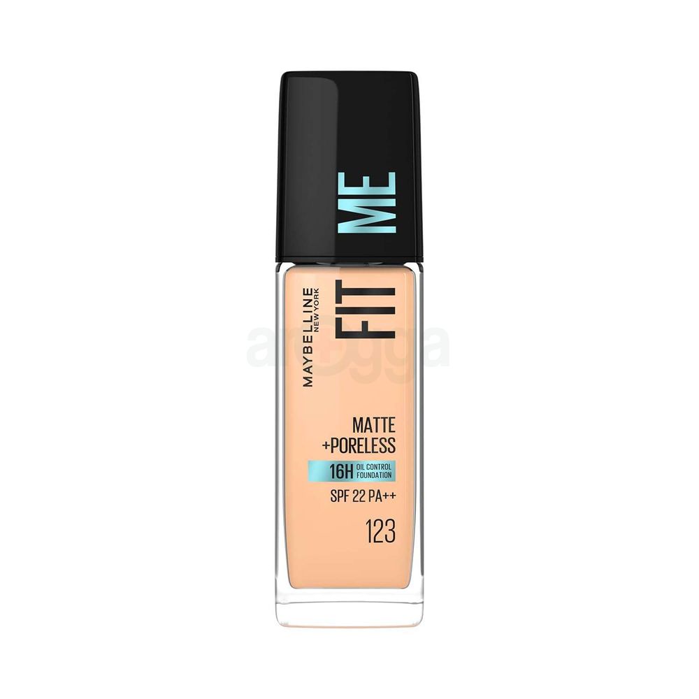 Maybelline New York Fit Me Matte & Poreless 16H Foundation Shade 123  