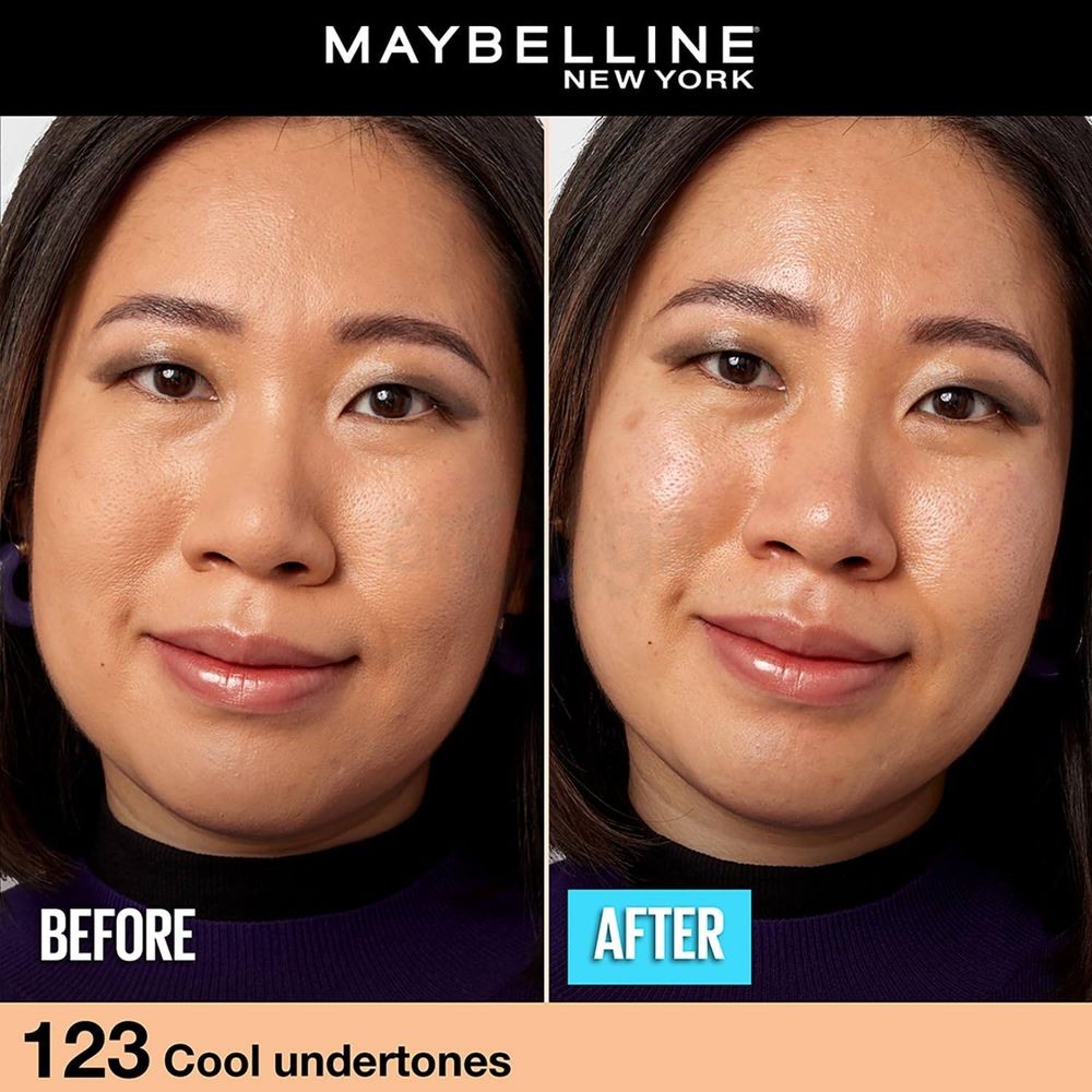 Maybelline New York Fit Me Matte & Poreless 16H Foundation Shade 123  