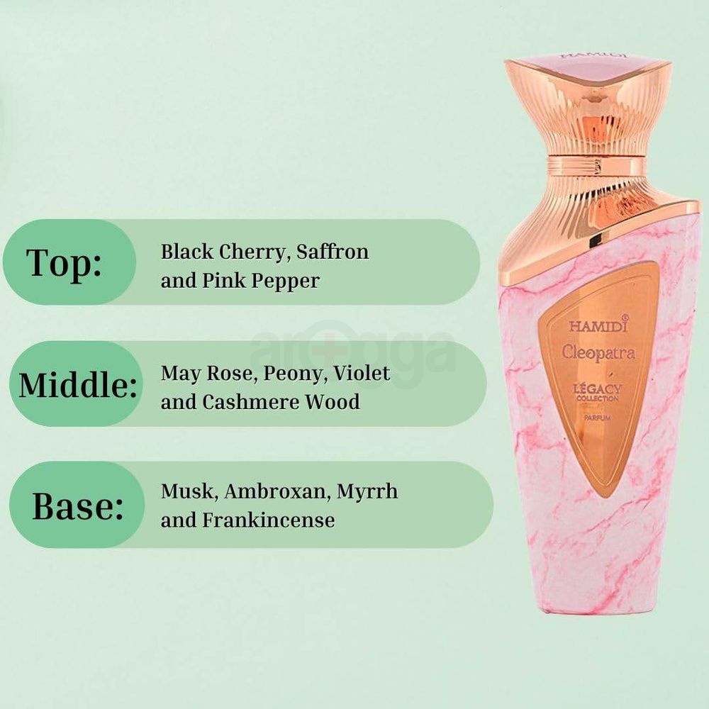 Hamidi Lagacy Cleopatra EDP Perfume for Men and Women  