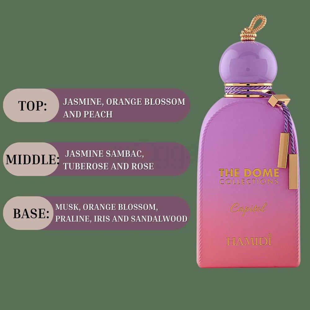 Hamidi Capital The Dome Collection Eau De Parfum for Men & Women  