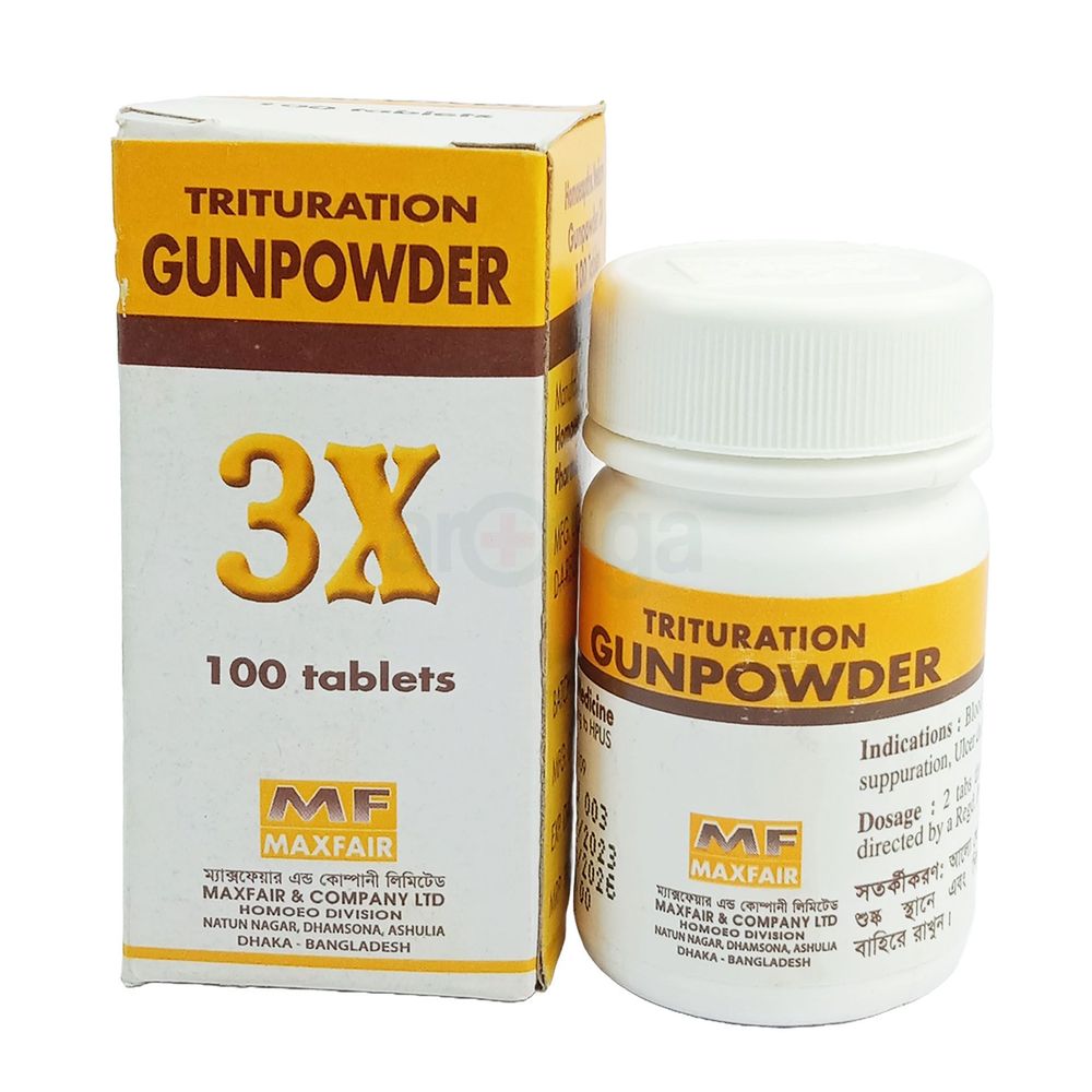 Trituration Gunpowder 3X  