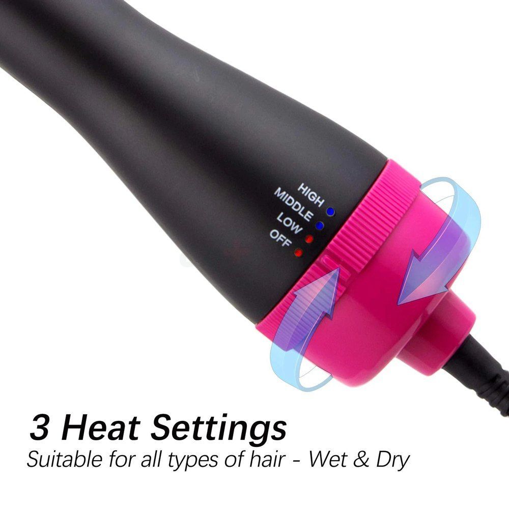 One Step Hair Dryer & Styler Hot Air Brush Comb  