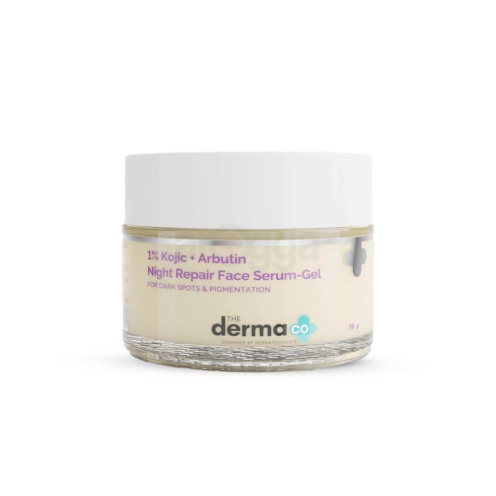The Derma Co 1% Kojic + Arbutin night Repair Gel 50g  