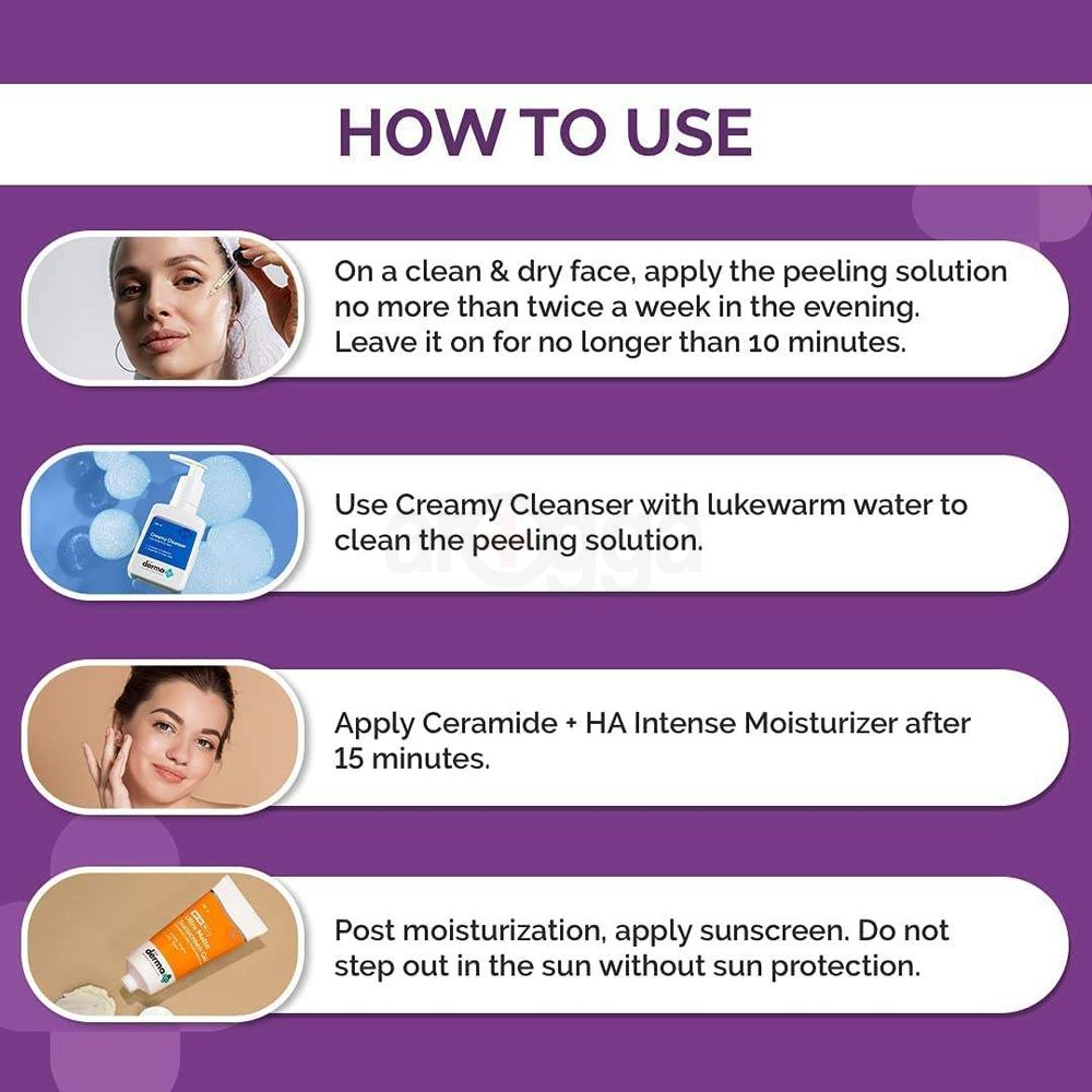 The Derma Co 15% AHA +1% BHA Beginner Face Peeling Solution 30ml  