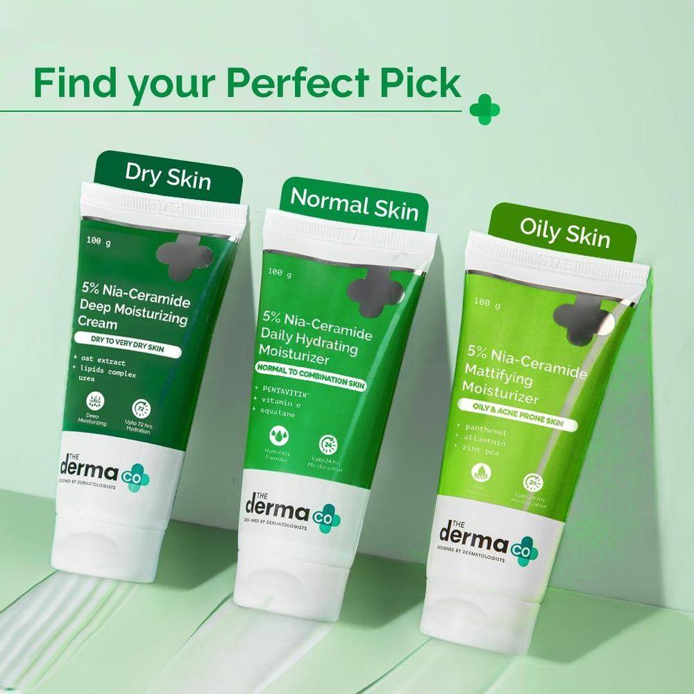 The Derma Co 5% Nia-Ceramide Daily Hydrating Moisturizer  