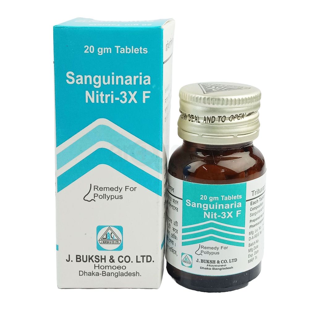 Sanguinaria Nitri-3X F 20gm  