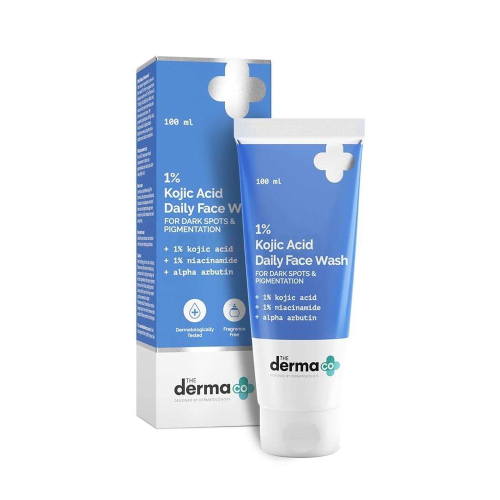 The Derma Co 1% Kojic Acid Face Wash 100ml  