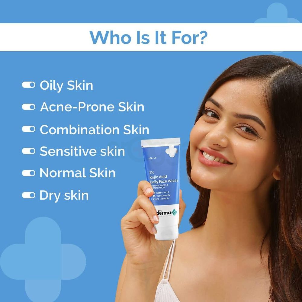 The Derma Co 1% Kojic Acid Face Wash 100ml  