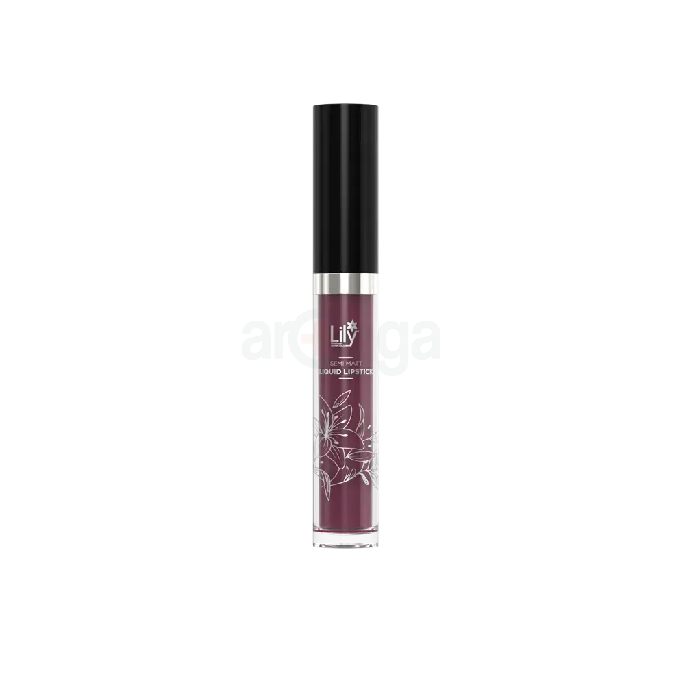 Lily Semi Matte Liquid Lipstick - Plum 108 4.5ml  