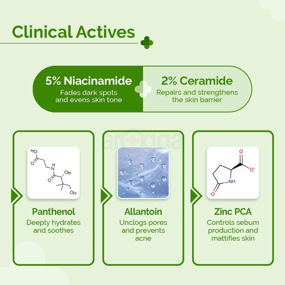 The Derma Co 5% Nia- Ceramide Mattifying Moisturizer 100g  