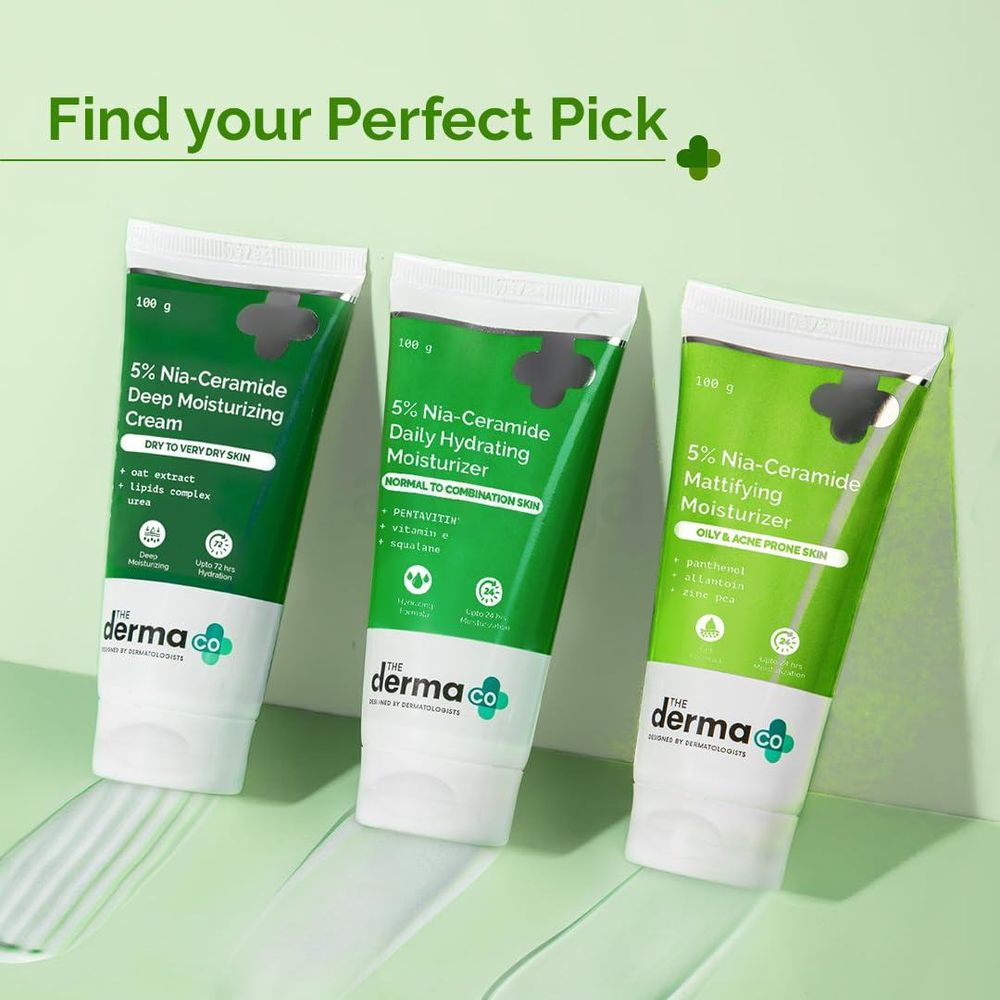 The Derma Co 5% Nia- Ceramide Mattifying Moisturizer 100g  