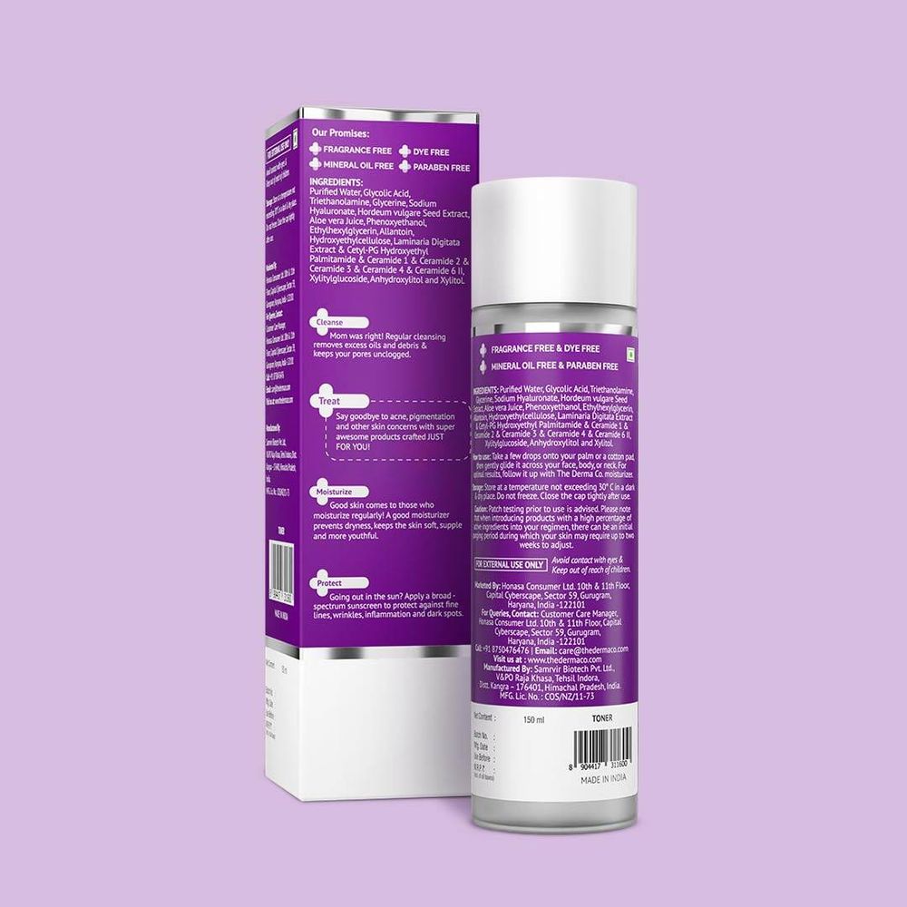 The Derma Co 7% Glycolic Acid Toner 150ml  