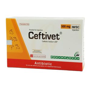 Ceftivet 500gm IM/SC Injection  