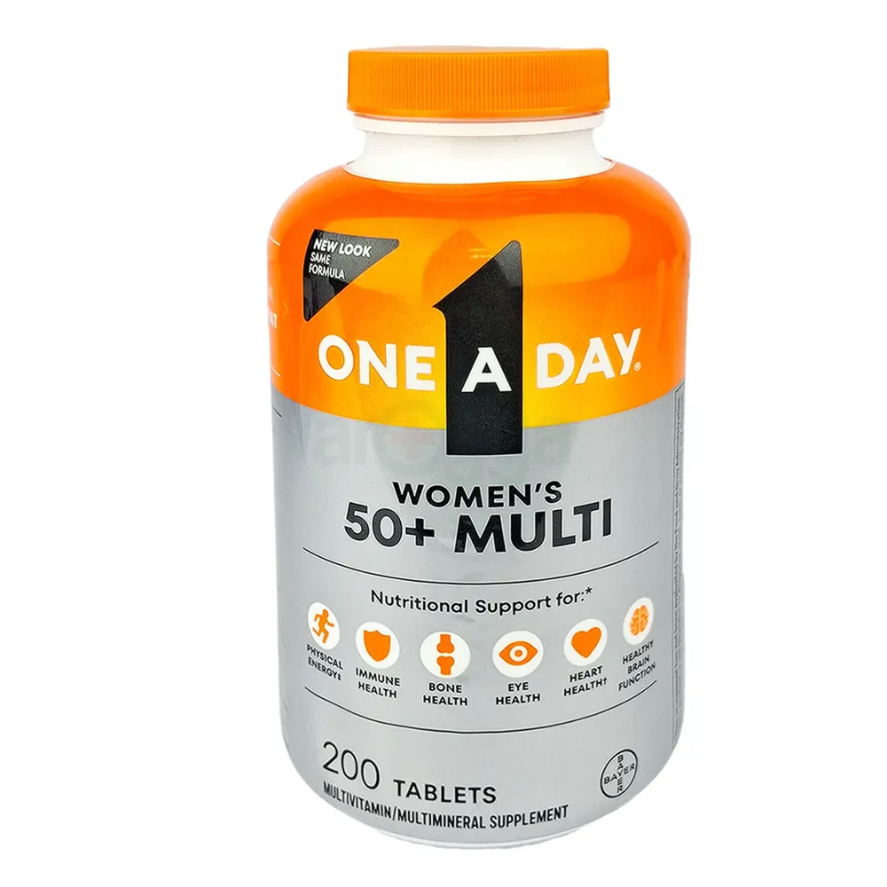 One A Day Women's 50+ Multivitamin Tablets, Multivitamins for Women, 200 Count  