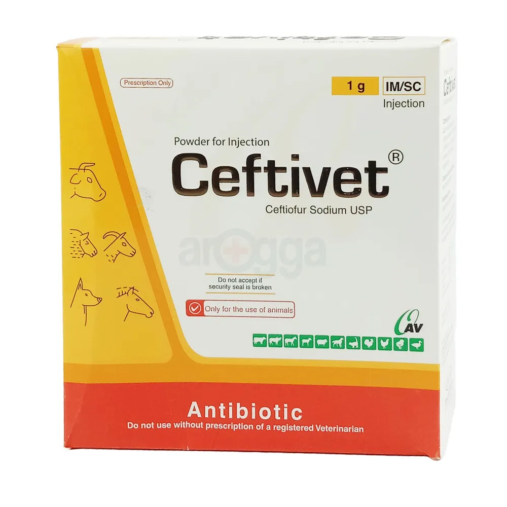 Ceftivet 1gm IM/SC Injection  