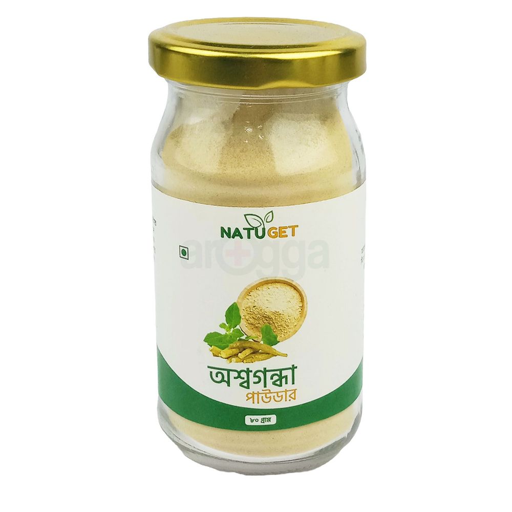 Natuget Ashwagandha Powder (অশ্বগন্ধা পাউডার) 80gm  