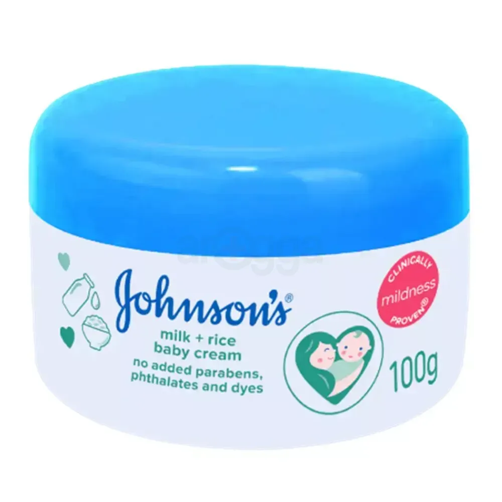 Johnson's & Johnson's  Milk + Rice Baby Cream ( Made in Thailand)  