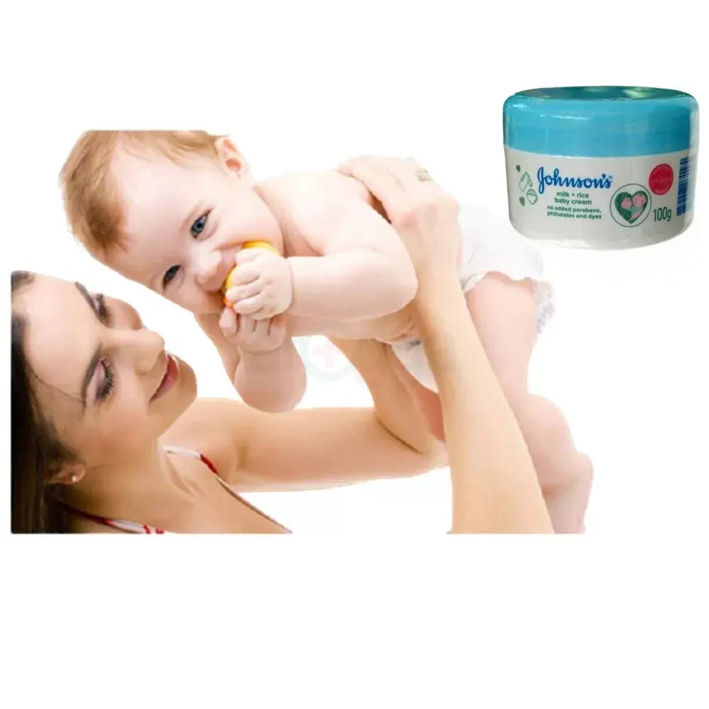 Johnson's & Johnson's  Milk + Rice Baby Cream ( Made in Thailand)  