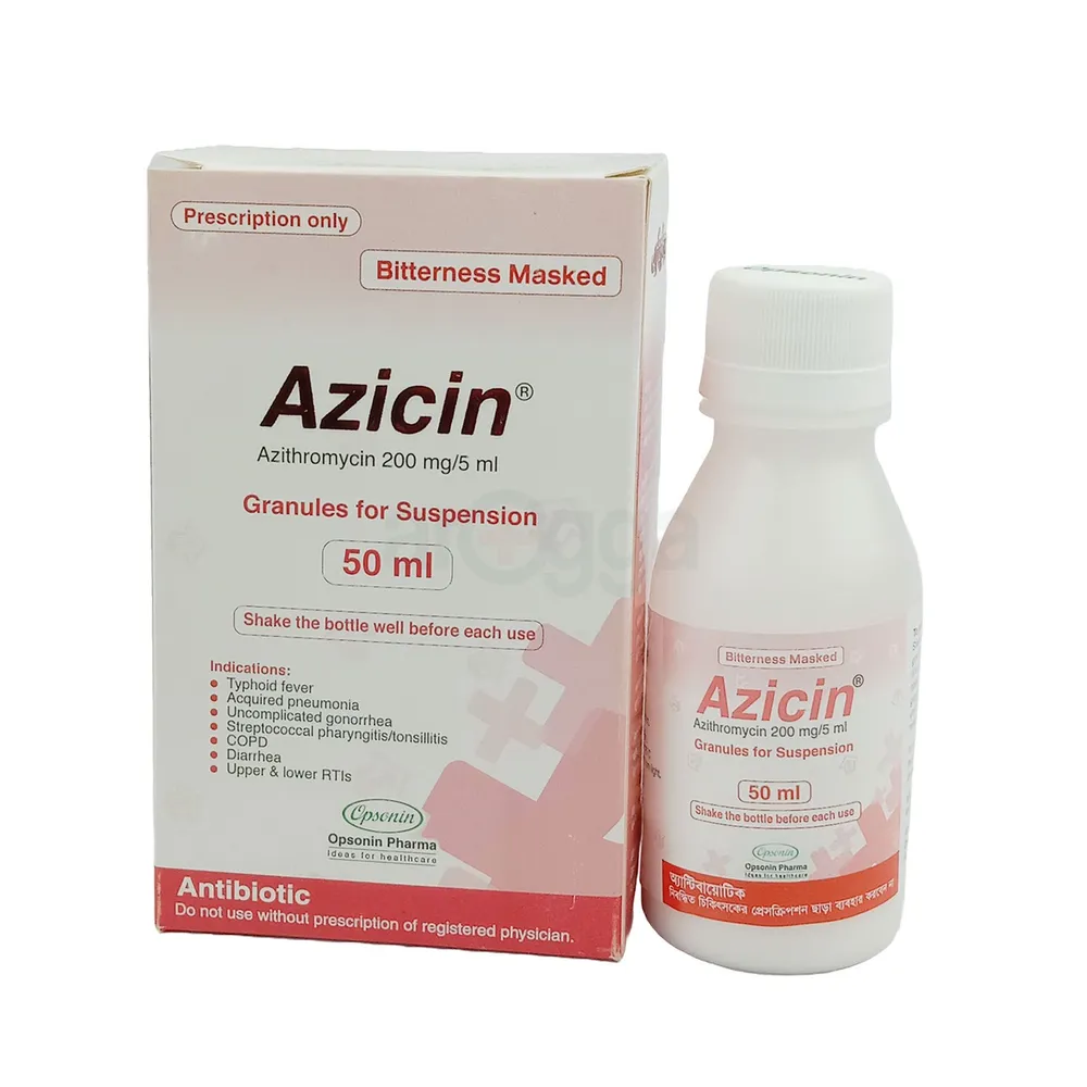 Azicin GFS 50ml 200mg/5ml 