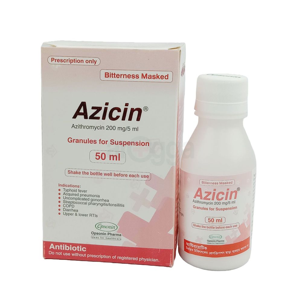 Azicin GFS 50ml 200mg/5ml 