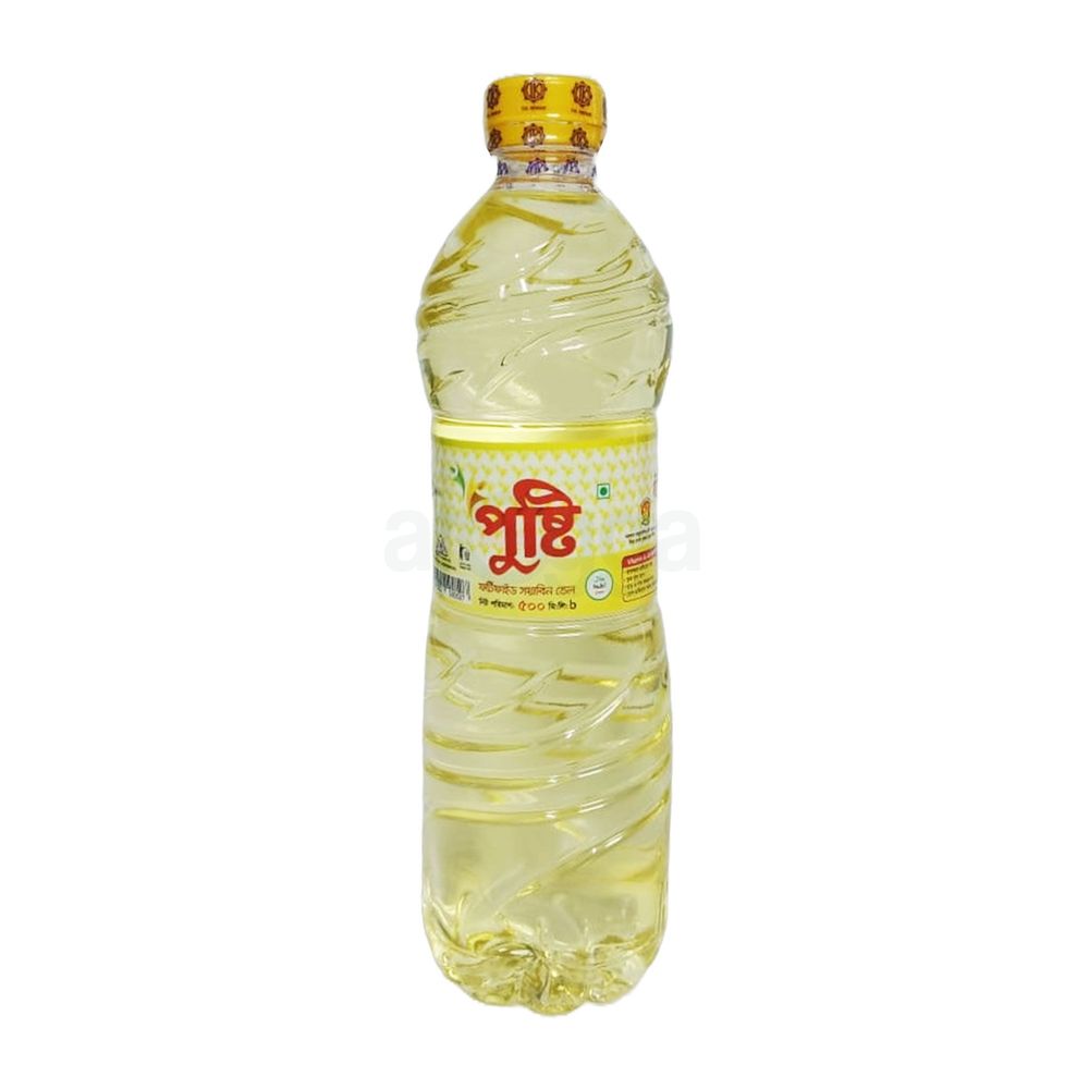 Pusti Soyabean Oil Bottle 500ml price in Bangladesh | Arogga