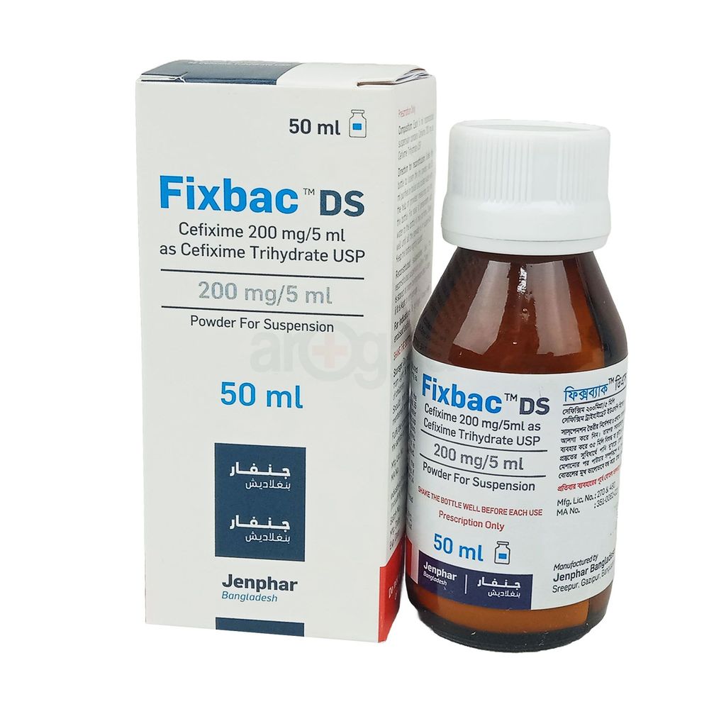 Fixbac DS 200mg/5ml Powder for Suspension