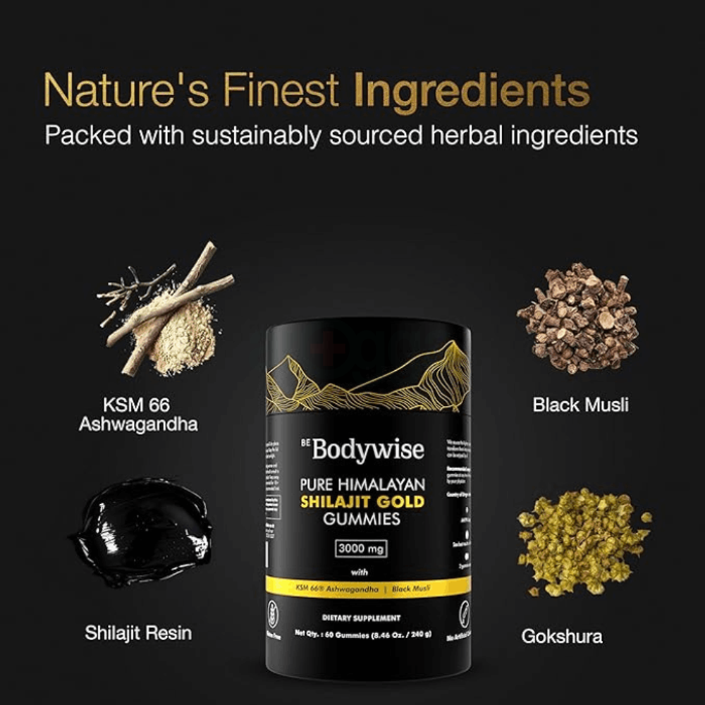 Be Bodywise Pure Himalayan Shilajit Gummies  