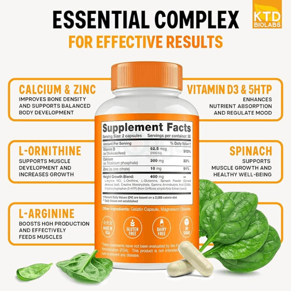 Height Growth Maximizer 60 Capsules  