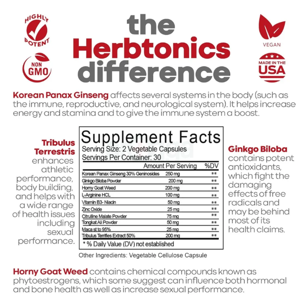 Herbtonics Strengthtonic  60 Capsule   
