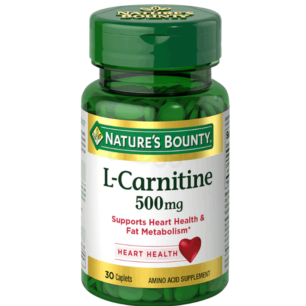 Nature's Bounty L-Carnitine 500 mg, 30 Caplets  