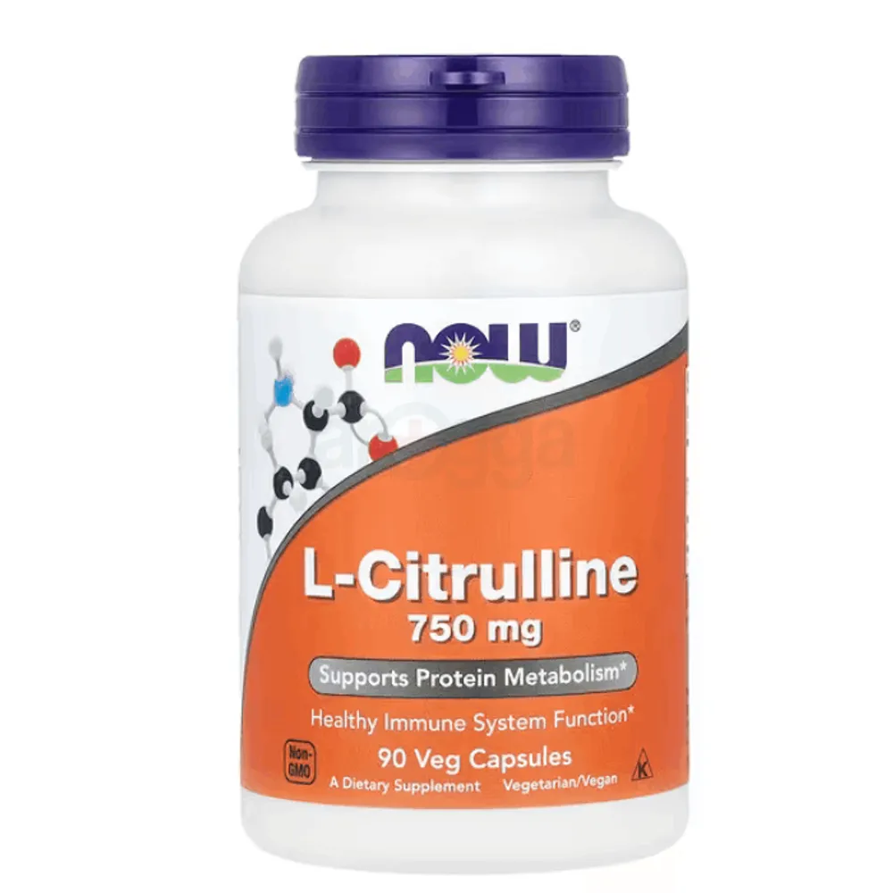 NOW Foods, L-Citrulline, 750 mg, 90 Veg Capsules  