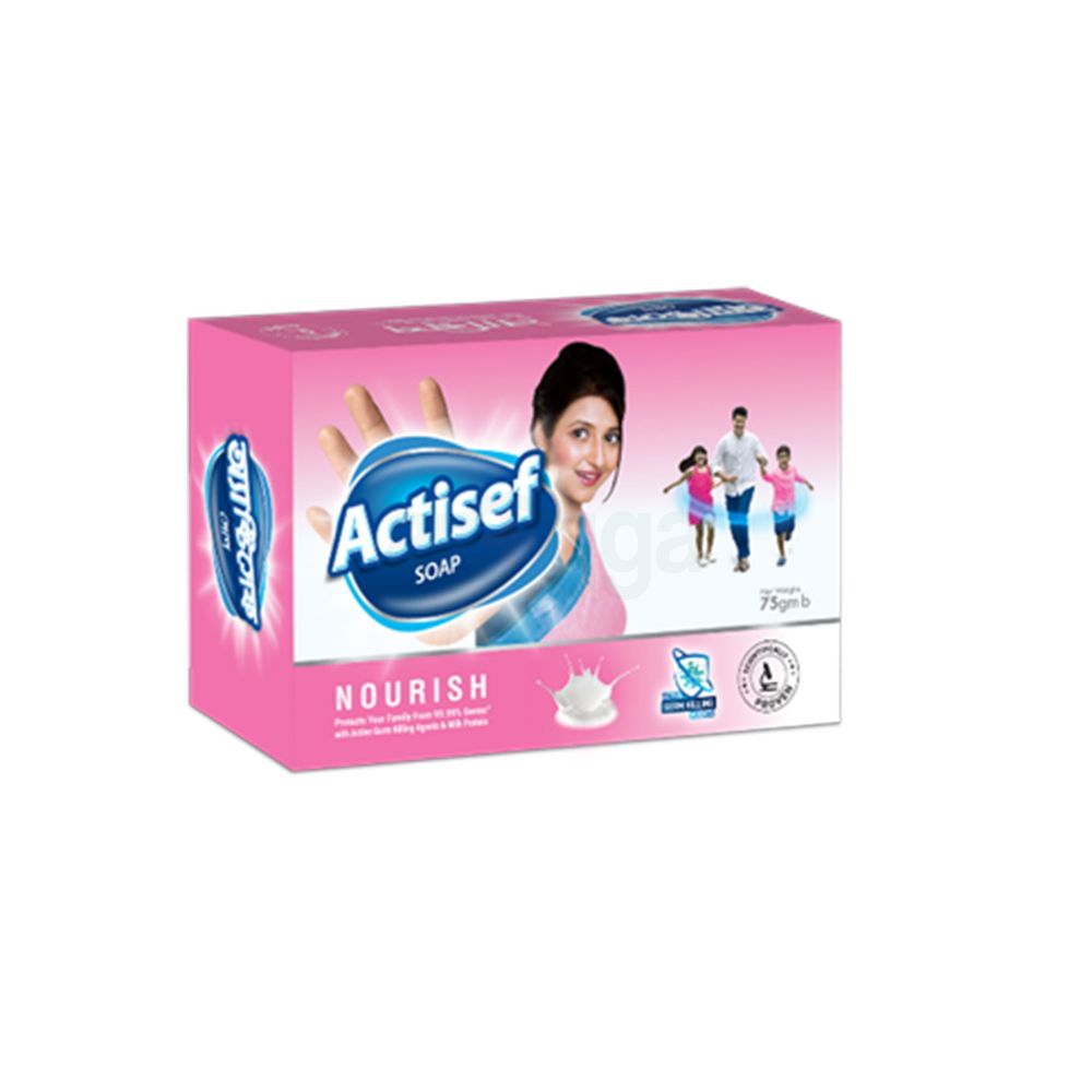 Buy 3 Actisef Nourish Soap 75g and Get 1 Free  